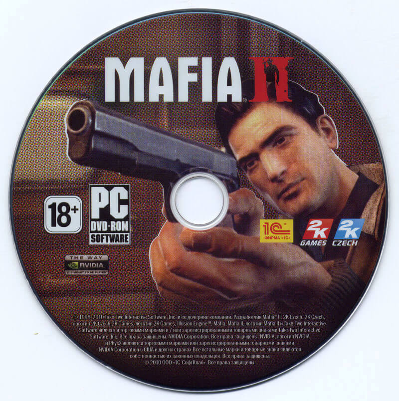 Лицензионный диск Mafia II для Windows